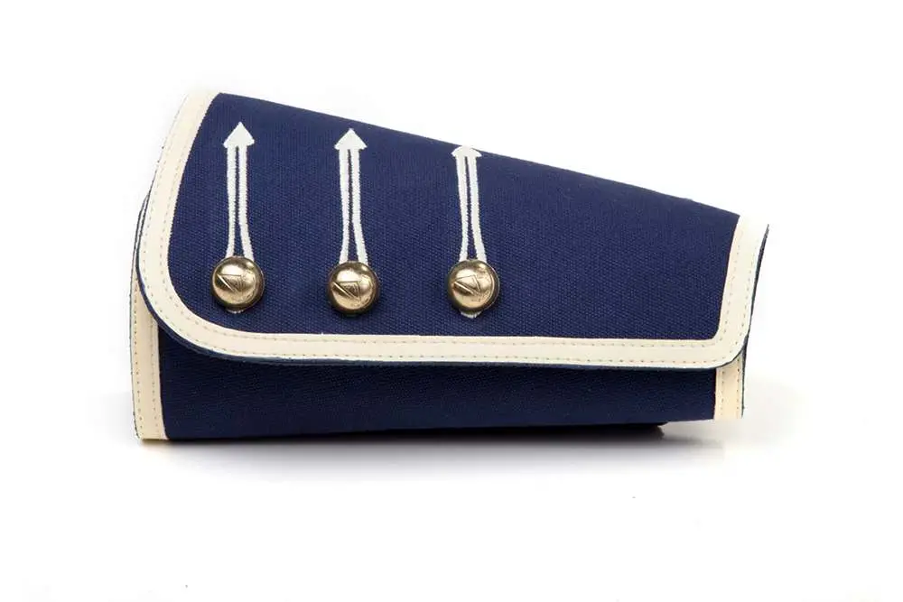 assassin creed blue military cuff wristb