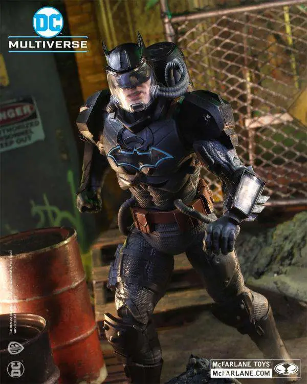dc multiverse batman hazmat suit figure