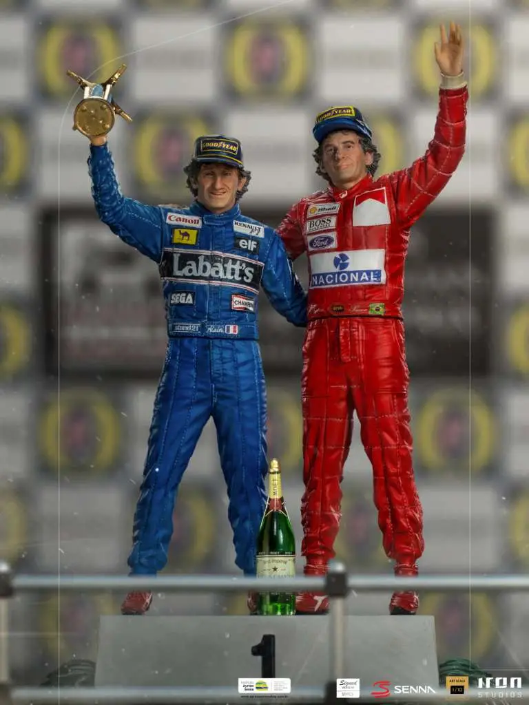 prost-senna last podium 1/10 dlx statue