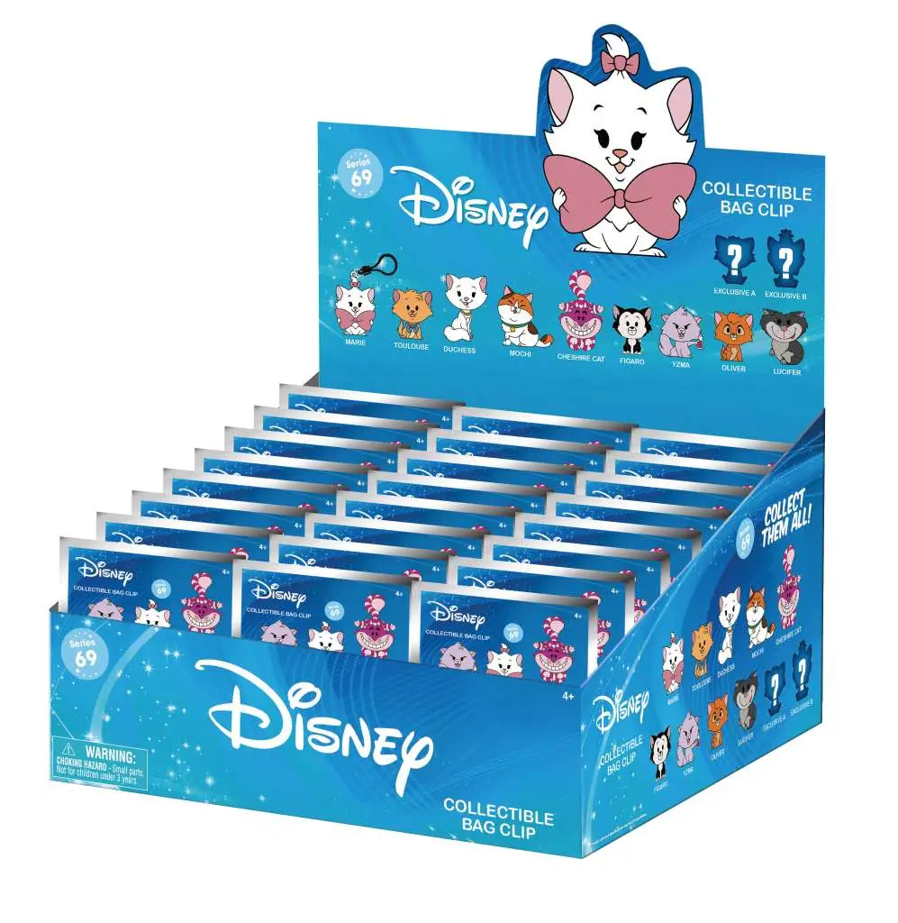 disney cats bag clip blind box display (24)