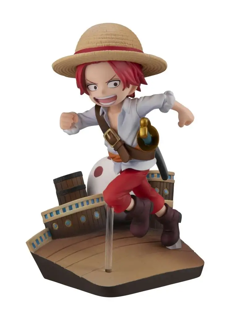 one piece gem shanks run run run statue