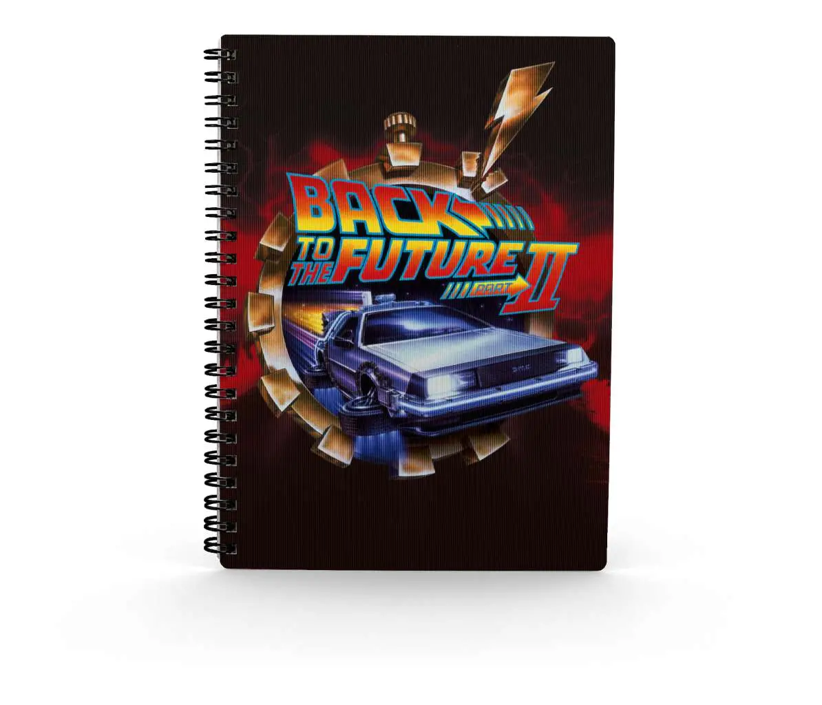 bttf 2 poster 3d effect noteboook