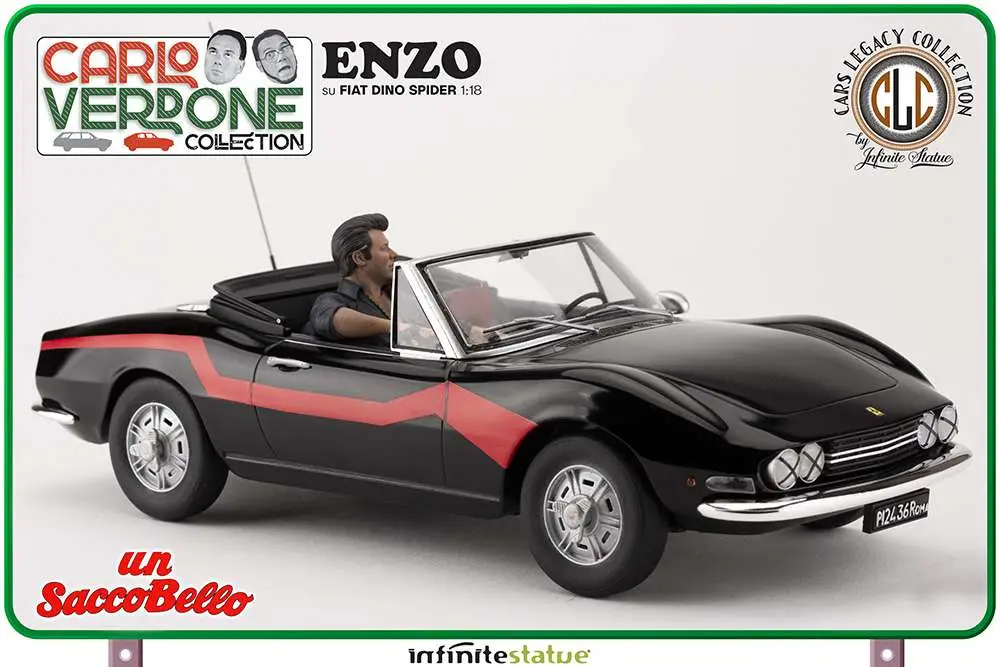 enzo su fiat dino spider 1:18 resin car