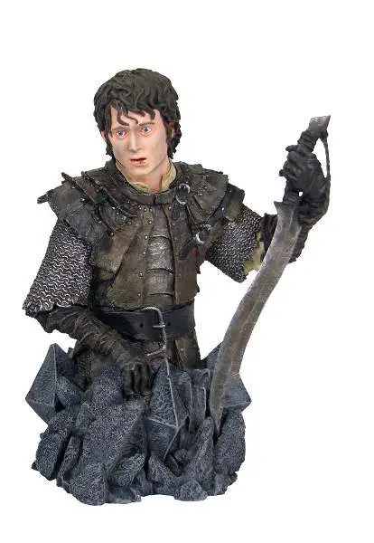 lotr frodo in orc armor mini bust
