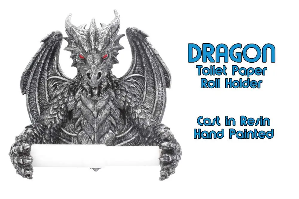 dragon toilet paper holder
