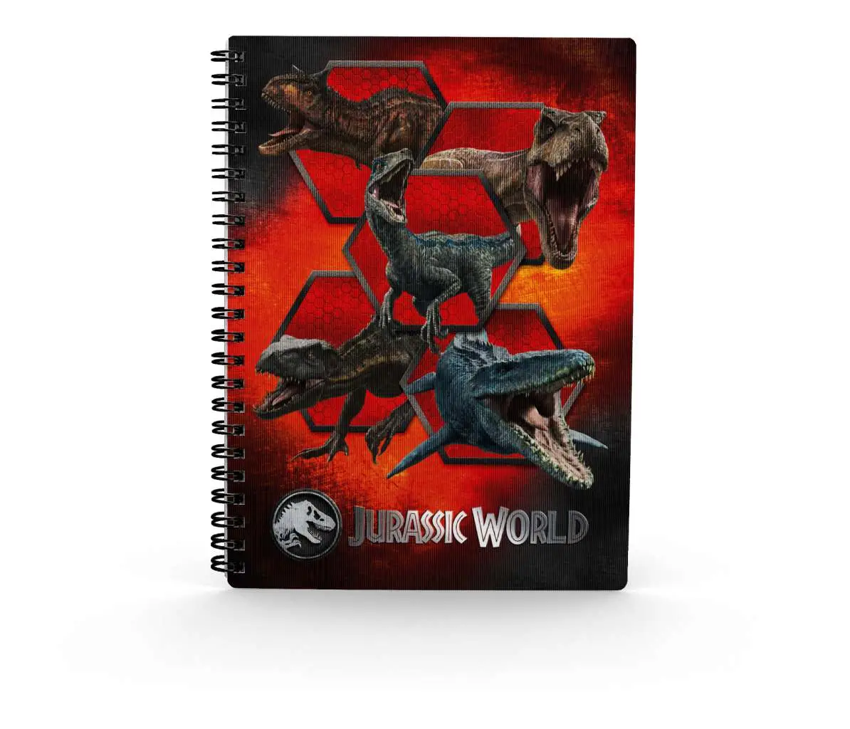 jurassic world carnivorous 3d effect notebook