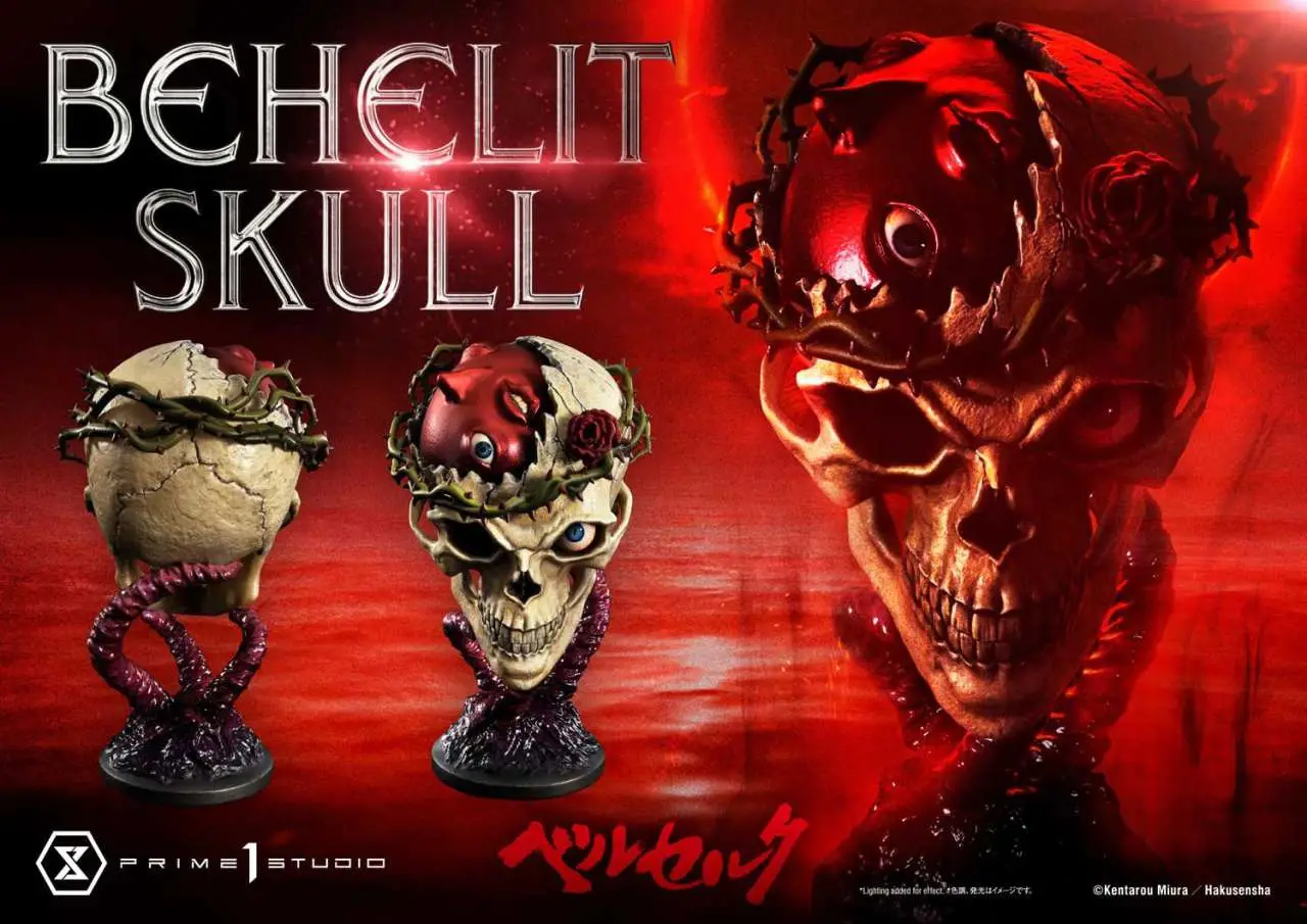 berserk behelit skull life scale statue