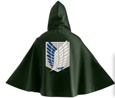 Aot Official Green Cape In Cardboard Box