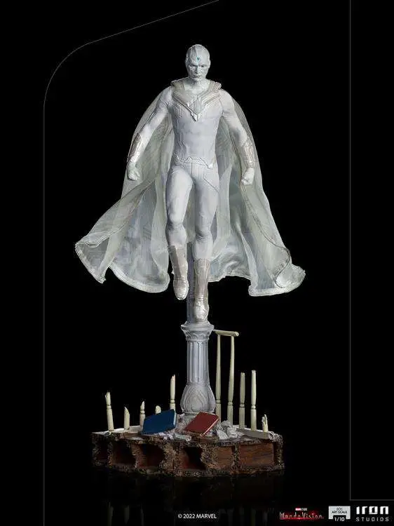 wandavision white vision 1/10 statue