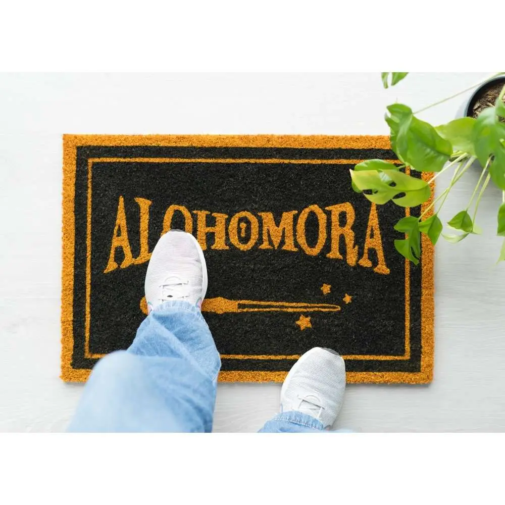 harry potter alohomora doormat