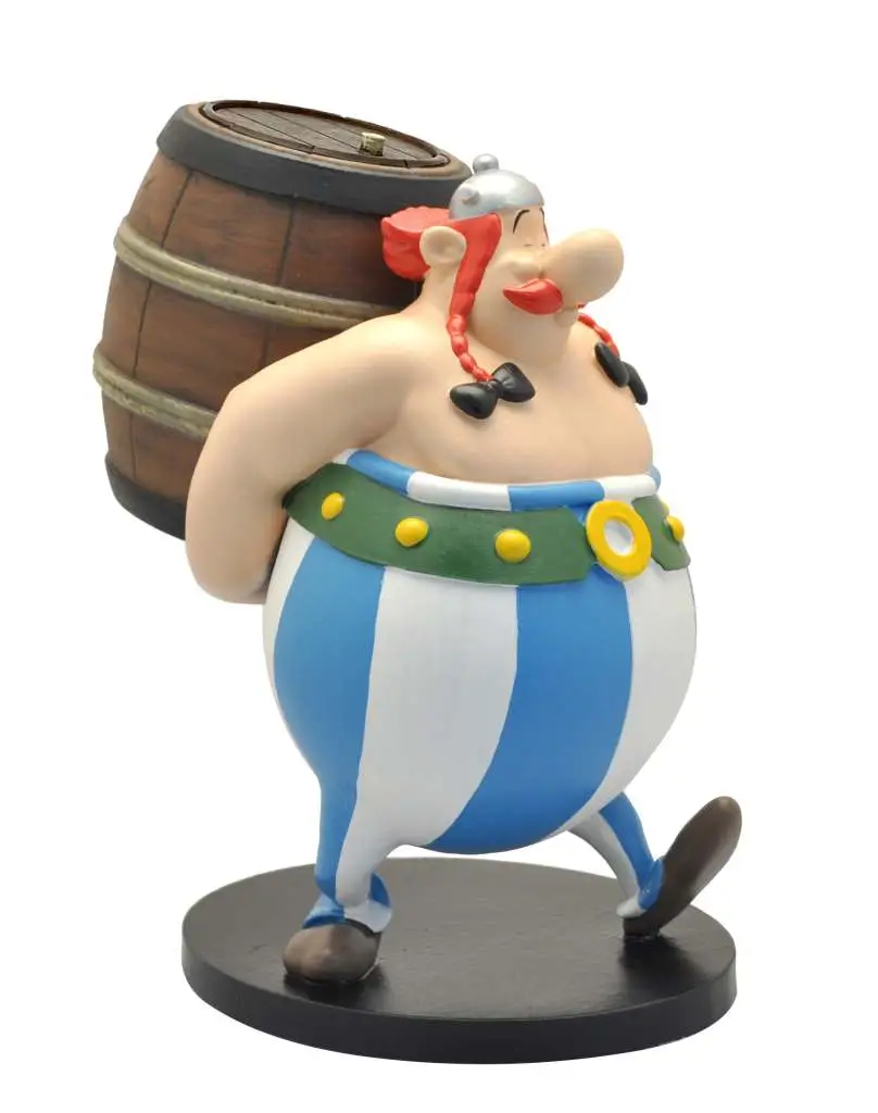 asterix obelix and his barrel collec fig