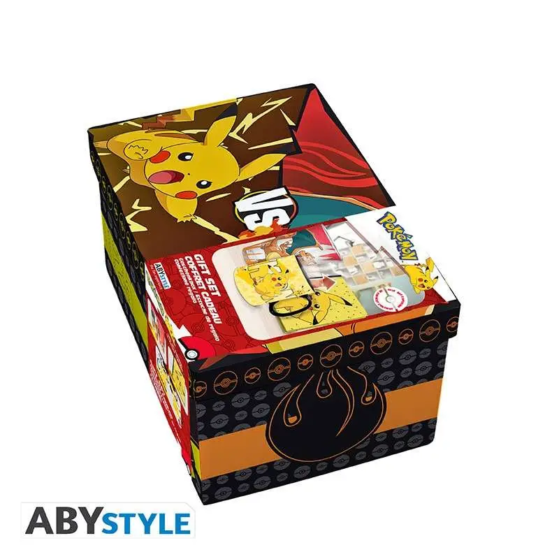 pokemon pikachu charizard gift box set