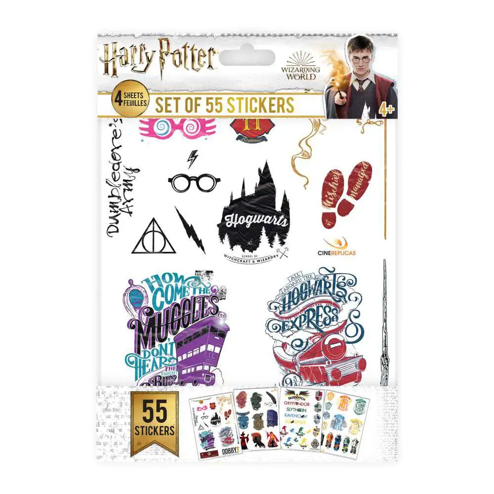 hp stickers set (55)