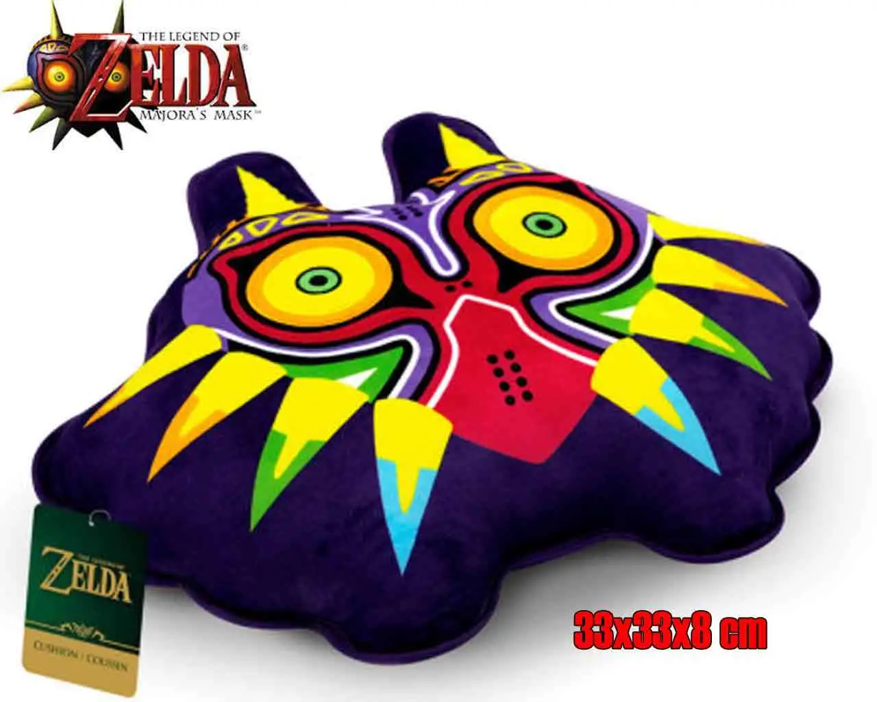 the legend of zelda majora's mask cushion