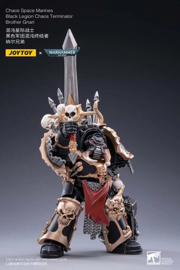 wh40k black legion brother gnarl af 1/18