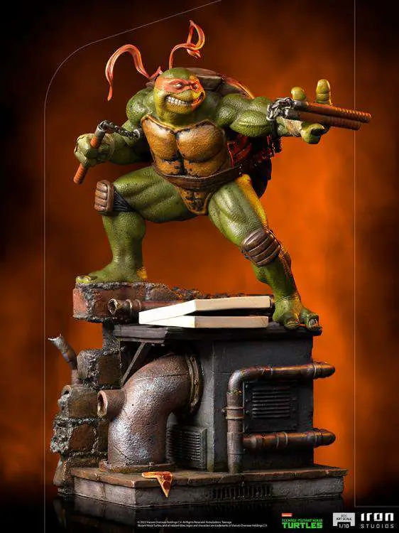 tmnt michelangelo 1/10 statue