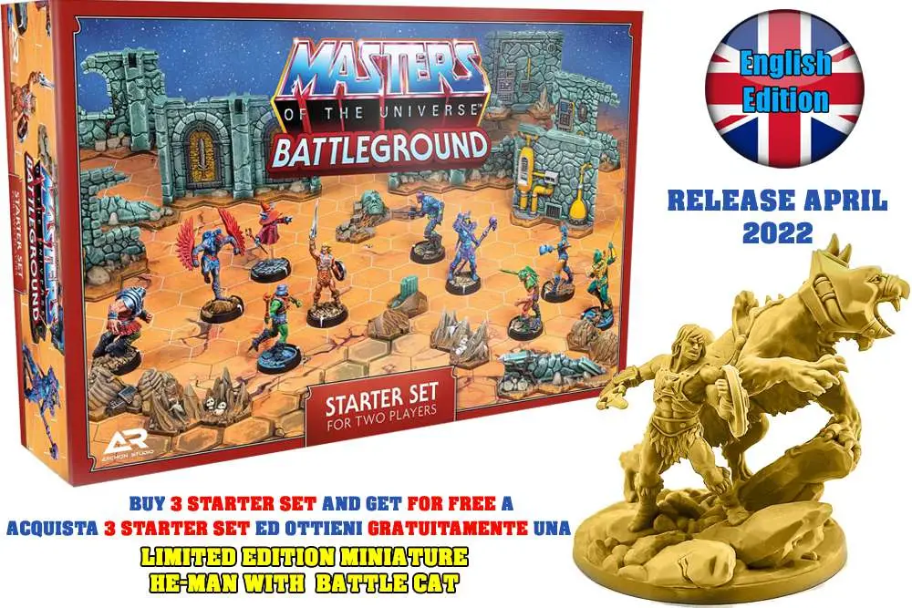 masters of the universe: battleground - starter set english version