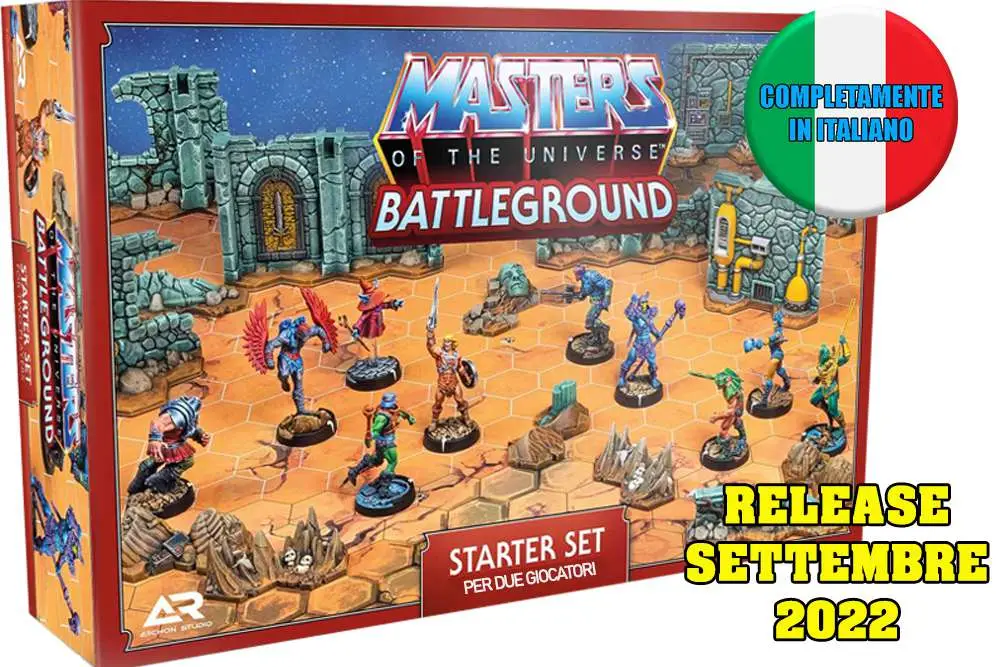 masters of the universe: battleground - starter set edizione italiana