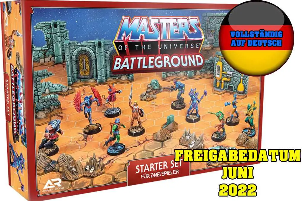 masters of the universe: battleground - starter set deutsche ausgabe