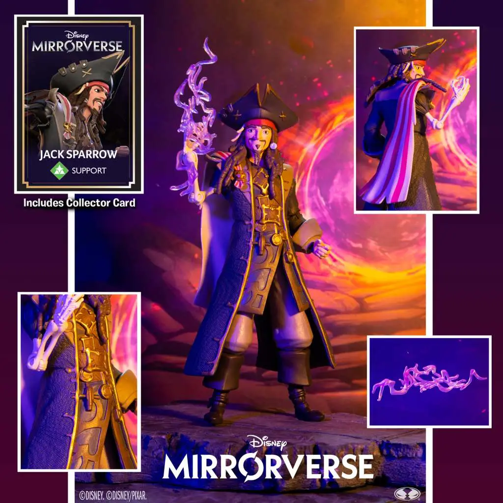 disney mirror 7inch jack sparrow af