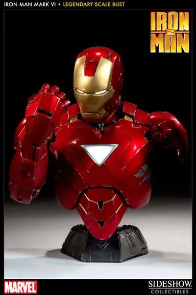 iron man 2 mark 6 legendary scale bust