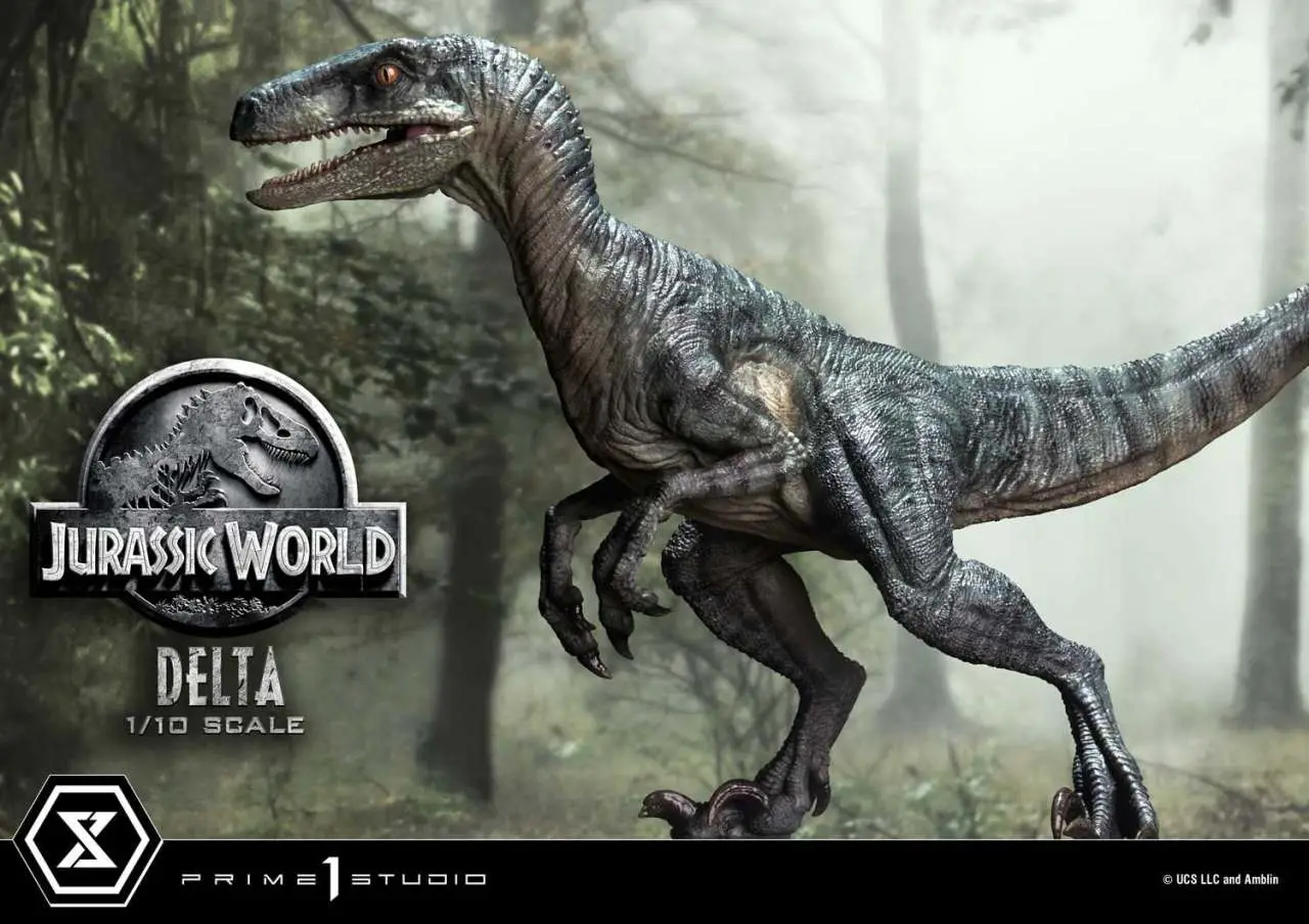 jurassic world delta prime coll statue