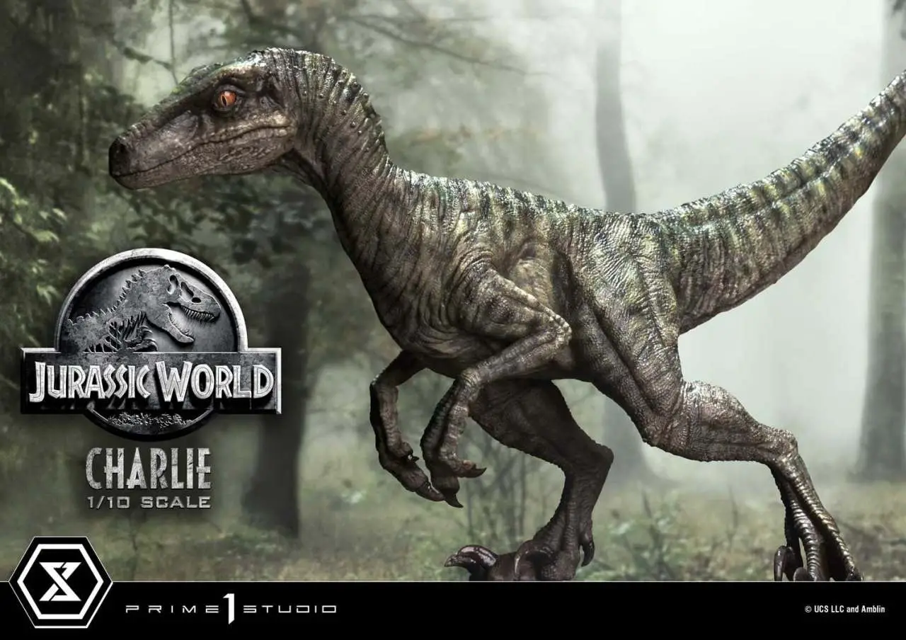 jurassic world charlie prime coll statue