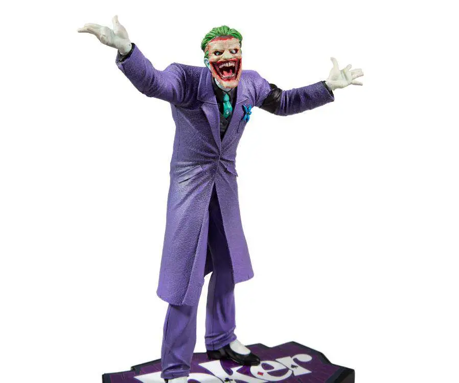 the joker purple craze capullo statue