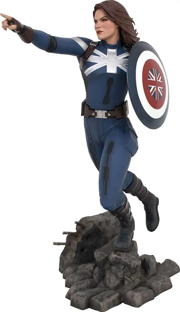 marvel gallery captain carter pvc statue