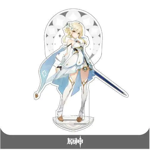 genshin impact acryl fig traveler lumine
