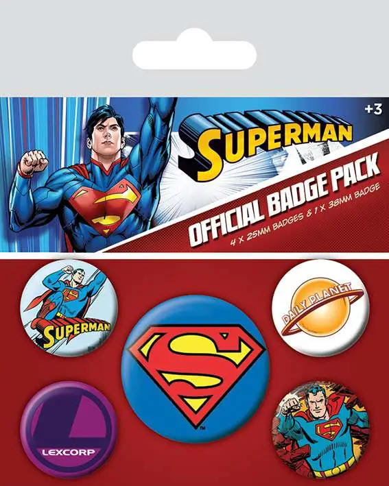 superman badge pack