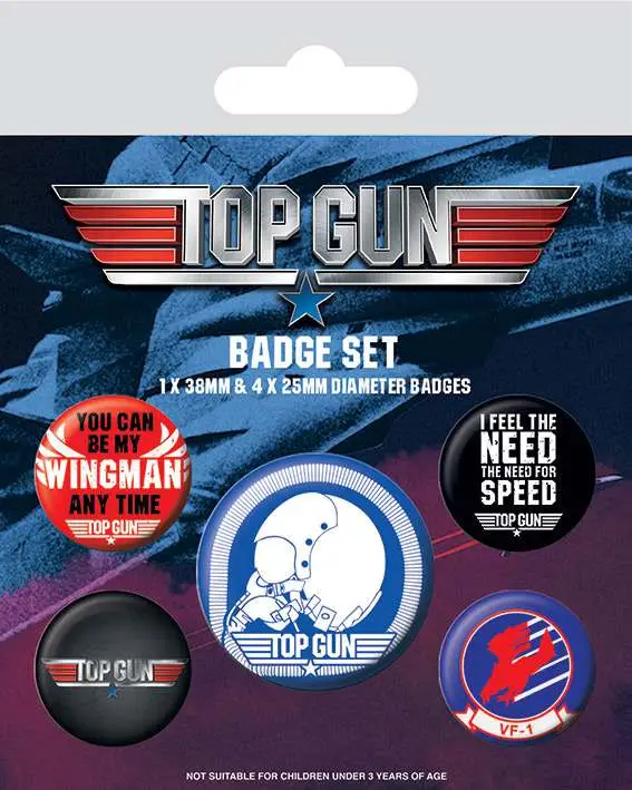 top gun (iconic) badge pack