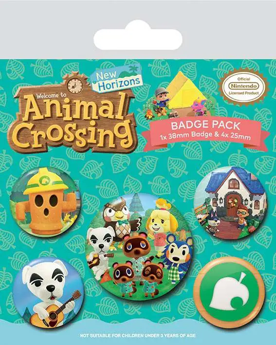 animal crossing (islander) badge pack