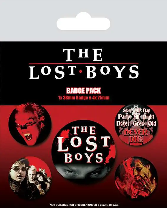 the lost boys badge pack