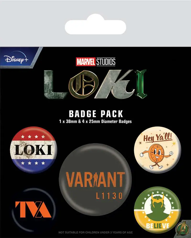 loki (tva) badge pack