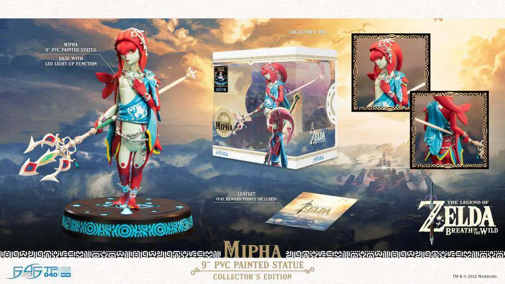 legend of zelda botw mipha pvc collector