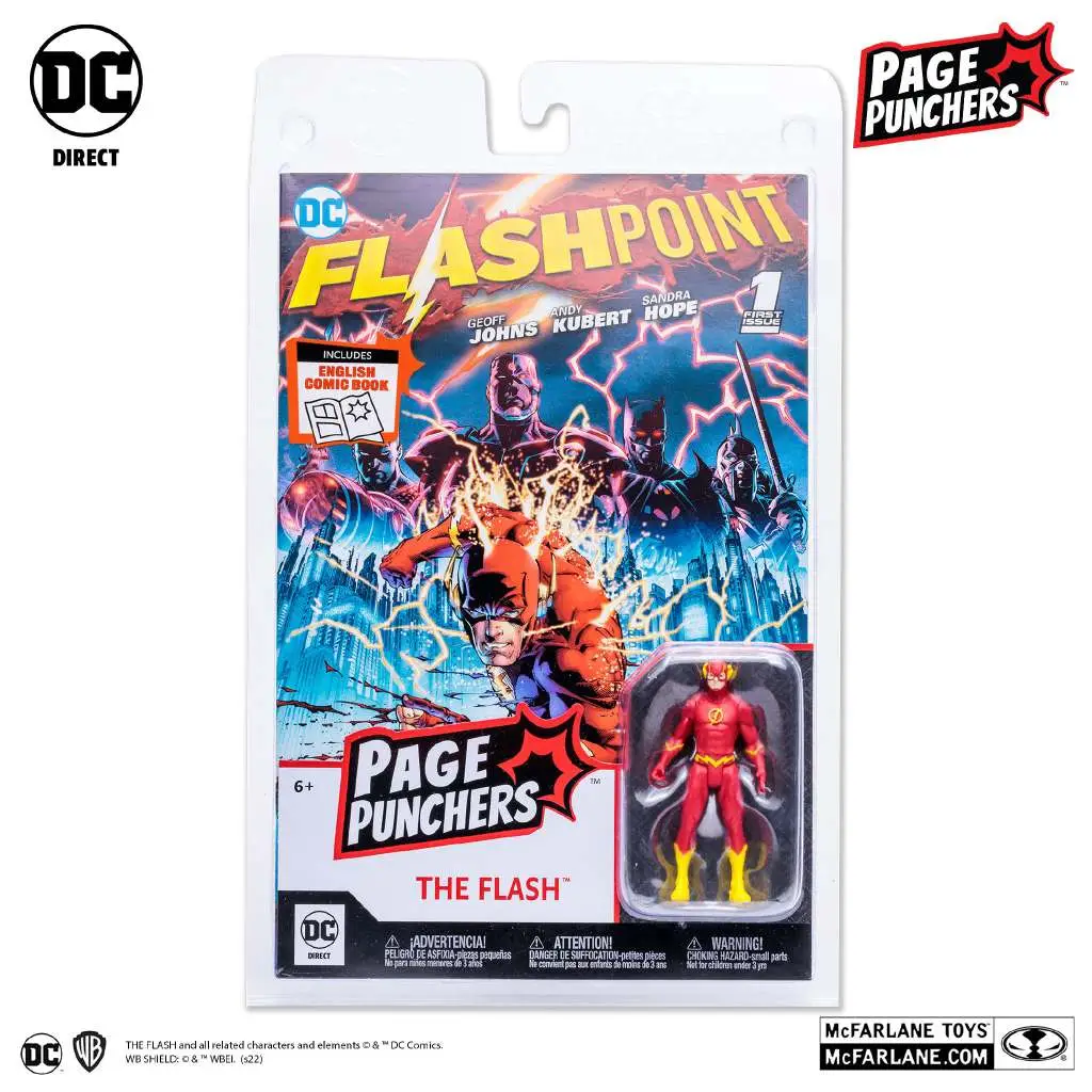 dc page punchers flash + comic 3inch af