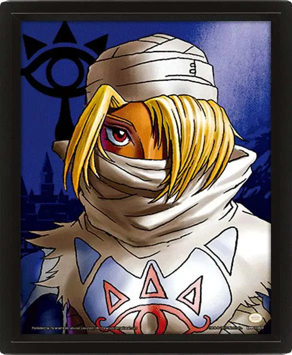 legend of zelda - zelda2sheik-poster 3d
