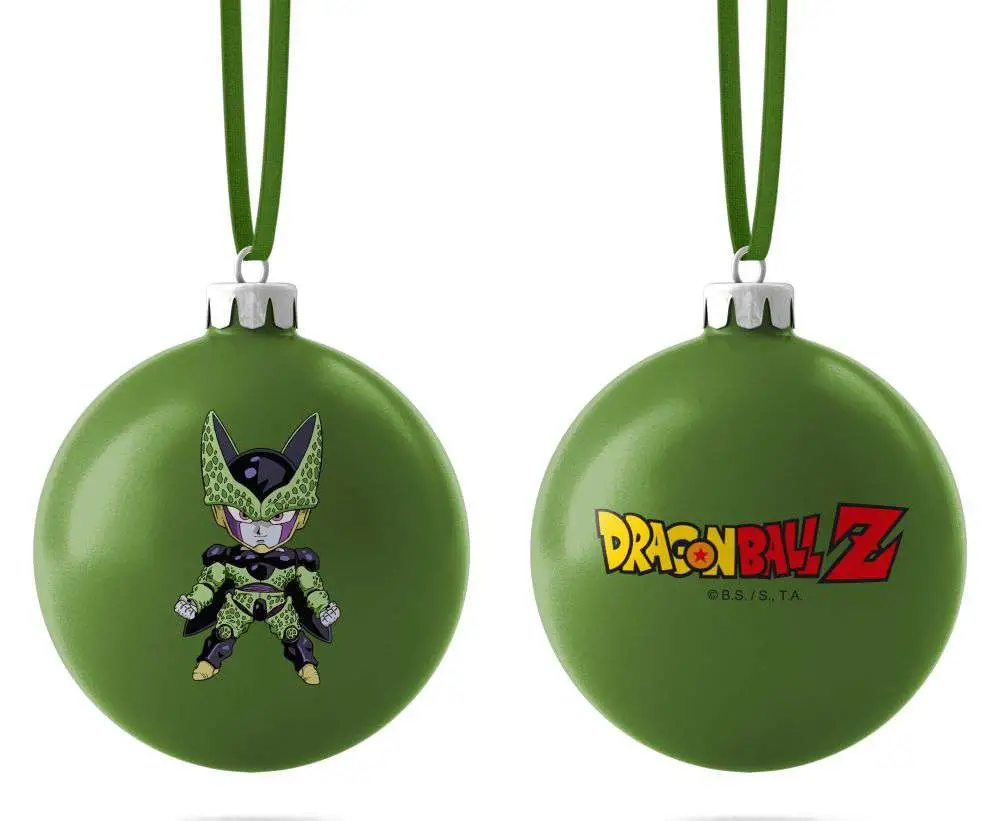 dragon ball z cell chibi christmas ball