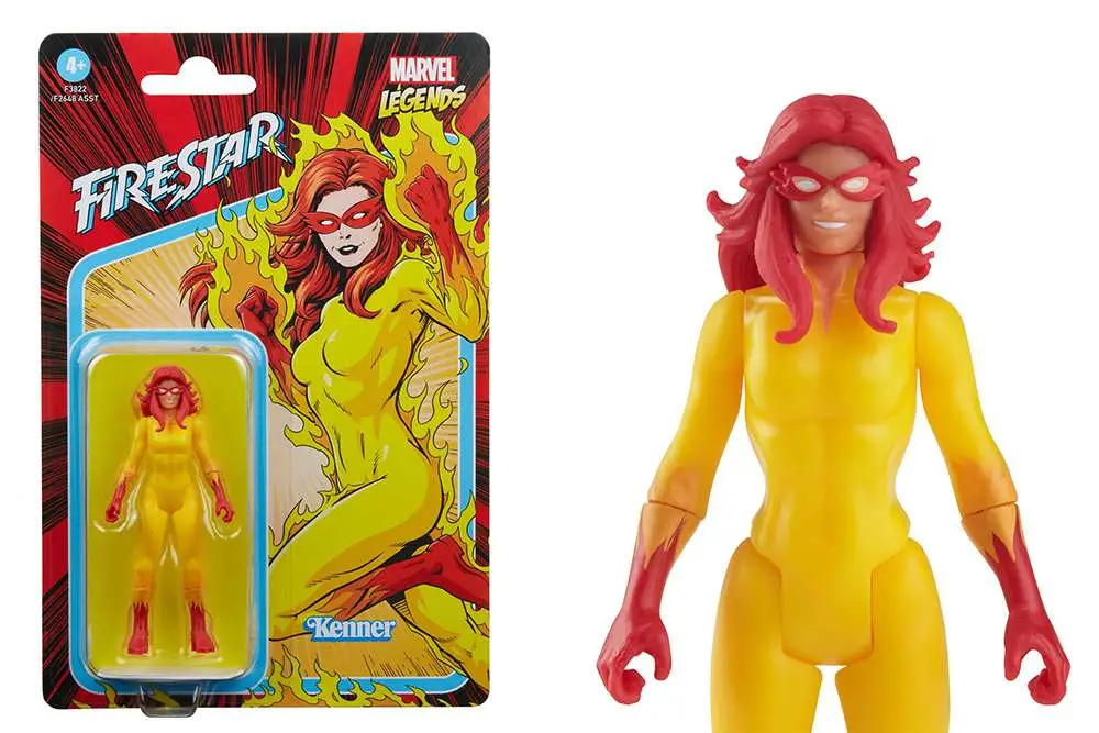 marvel legends retro firestar af