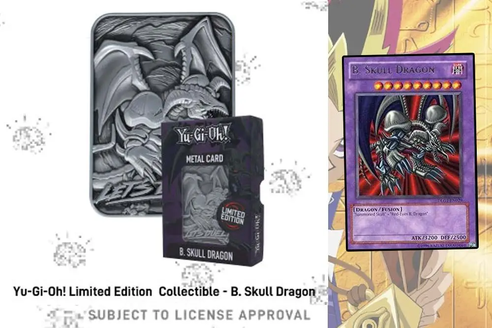yu-gi-oh! ltd ed metal b.skull dragon