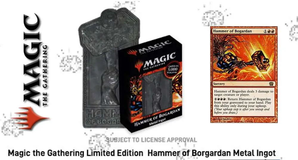 magic ltd ed hammer of bogardan ingot