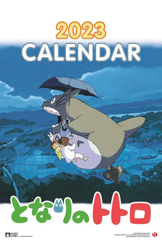 totoro 2023 calendar