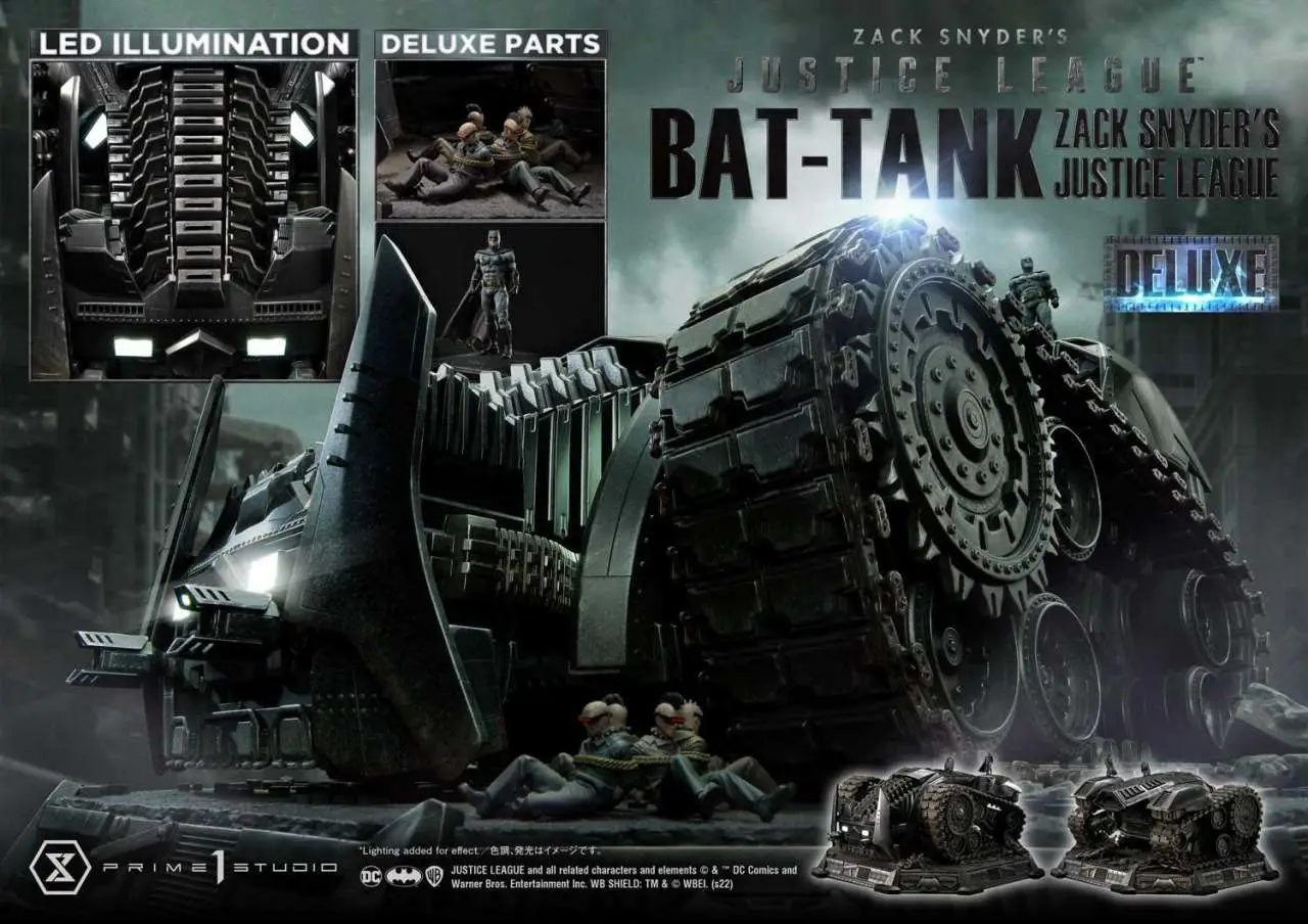zack snyder jl bat-tank dlx ver statue