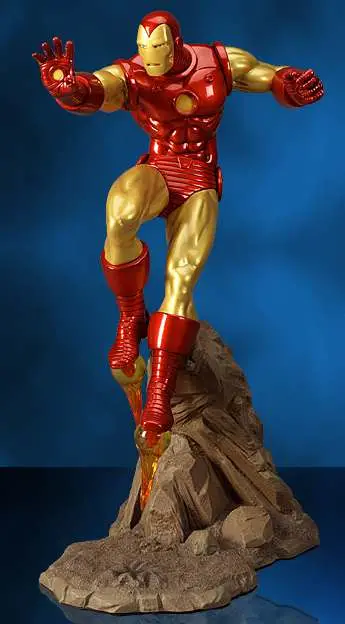 hard hero iron man statue