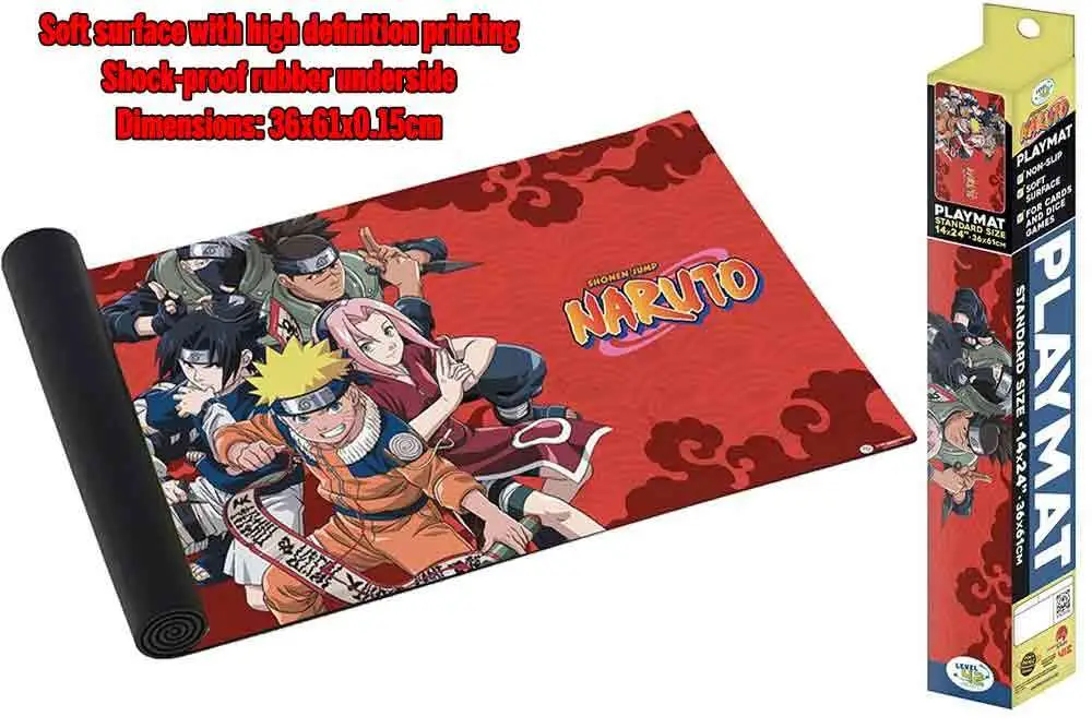 naruto playmat konoha team