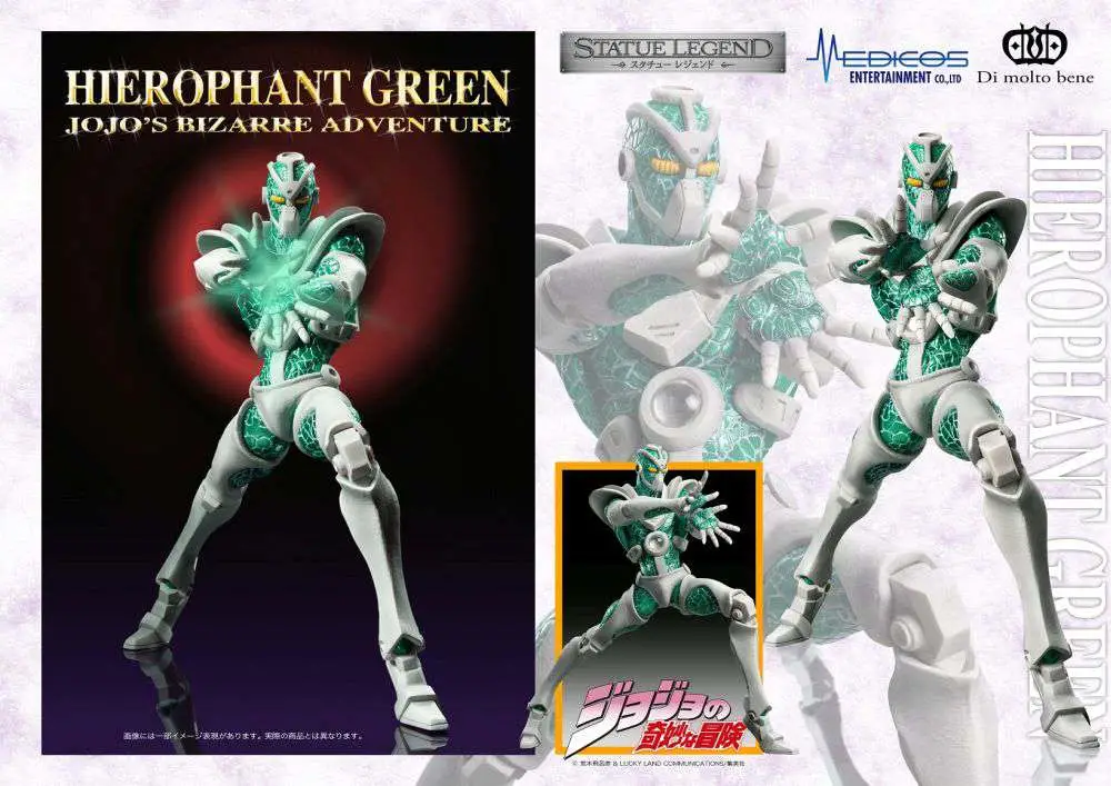 jojo bizadv3 hierophant statue legend