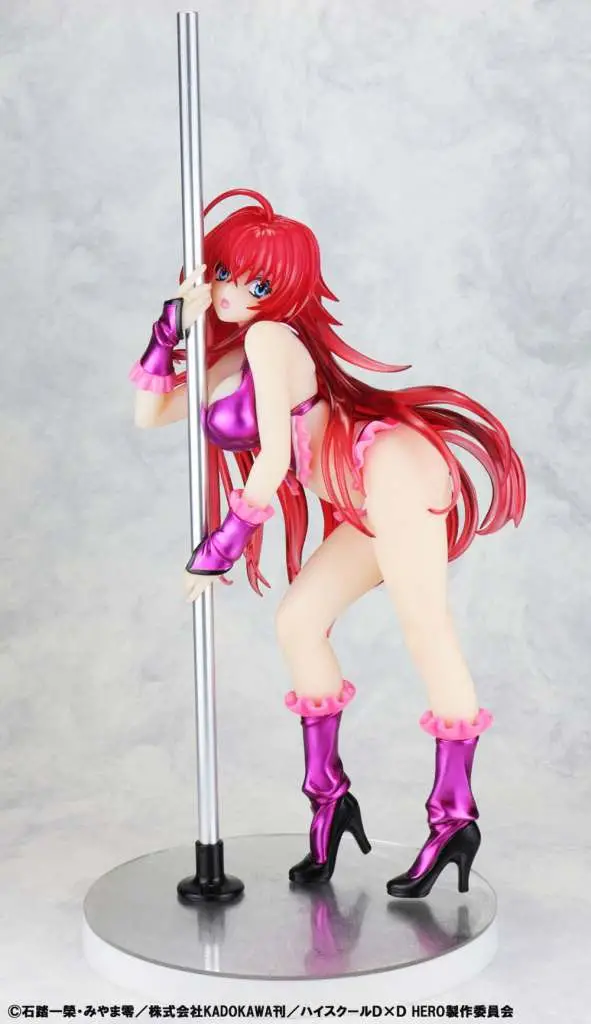 high school dxd rias pole dance purple s