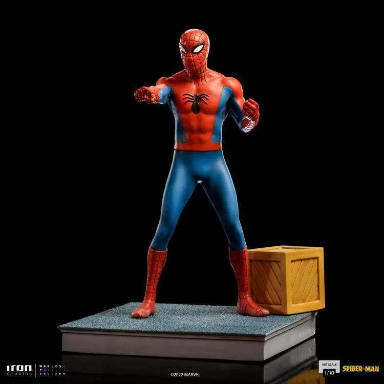 spider-man animated 60s 1/10 statue