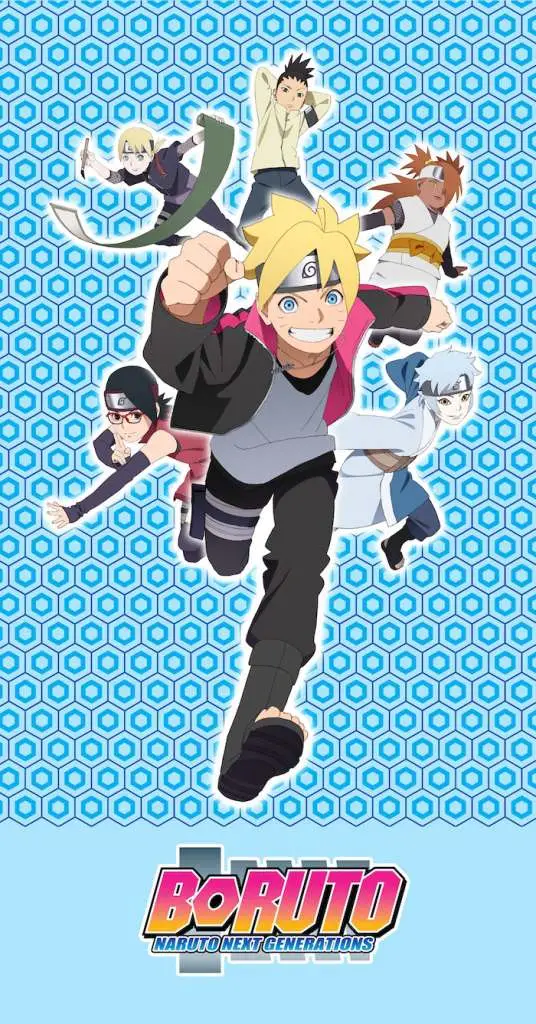 naruto boruto big towel